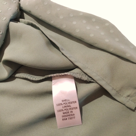 Evri Button Down Short Sleeve Blouse - Picture 6 of 7